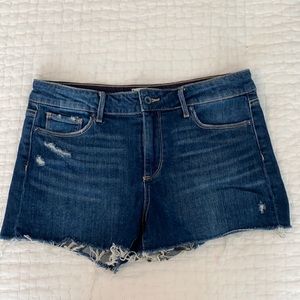 PAIGE Vera Denim Shorts in Kairi Destructed